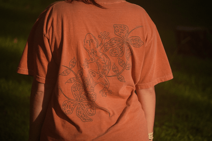 LIMITED EDITION Orange Chahoua Gecko T-shirt